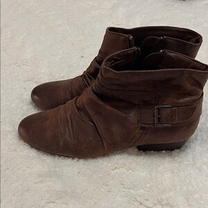 Kim Rogers Rustic Brown Ankle Booties